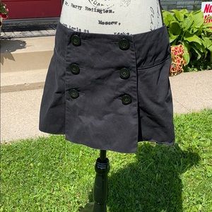 Flat panel sailor style mini-skirt